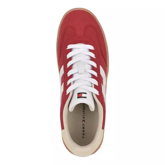 NEW! Tommy Hilfiger Maisie Red sneaker - Picture 3 of 9